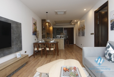 Lake view two bedrooms apartment for rent near Lotte tower, Ba Dinh district, Ha Noi